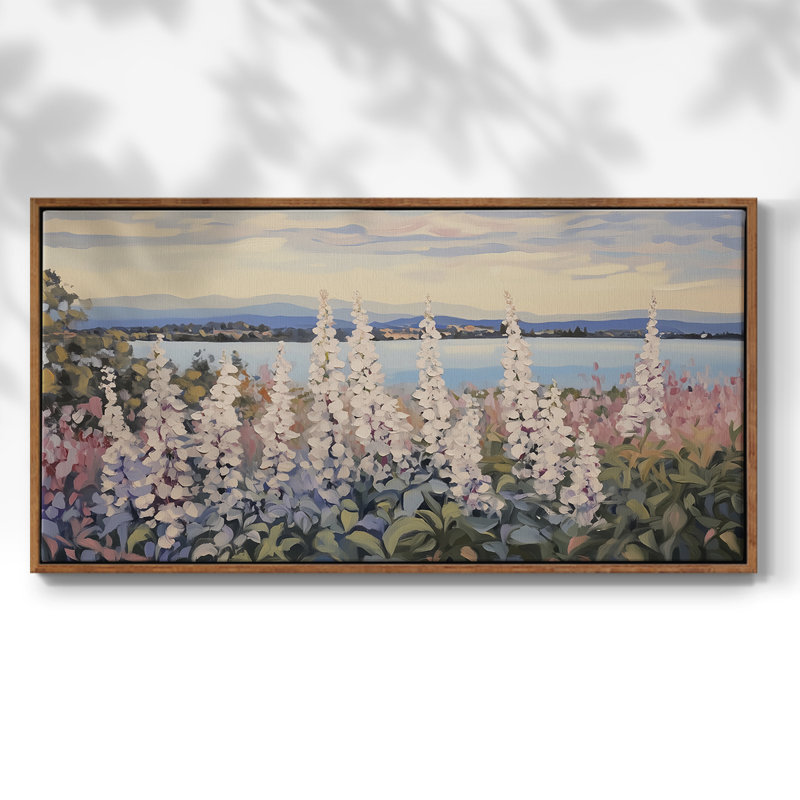 Botanical Series-CLX III - Toile tendue avec châssis encadré - Prêt à être accroché, Noyer, H 21 po x l 41 po