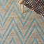 Tapis taupe / turquoise Haileymarie-20237752