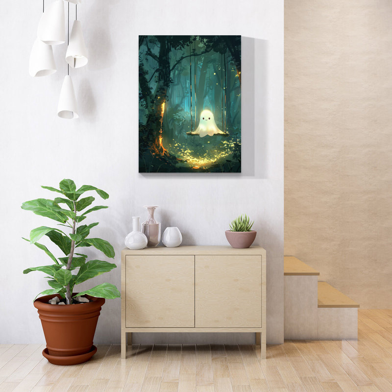 Reproduction d'art fantôme, impression murale fantôme fantôme, H 13 po x l 19 po