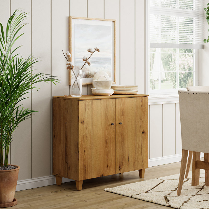Lysiane 2-Door Accent Cabinet, Brown