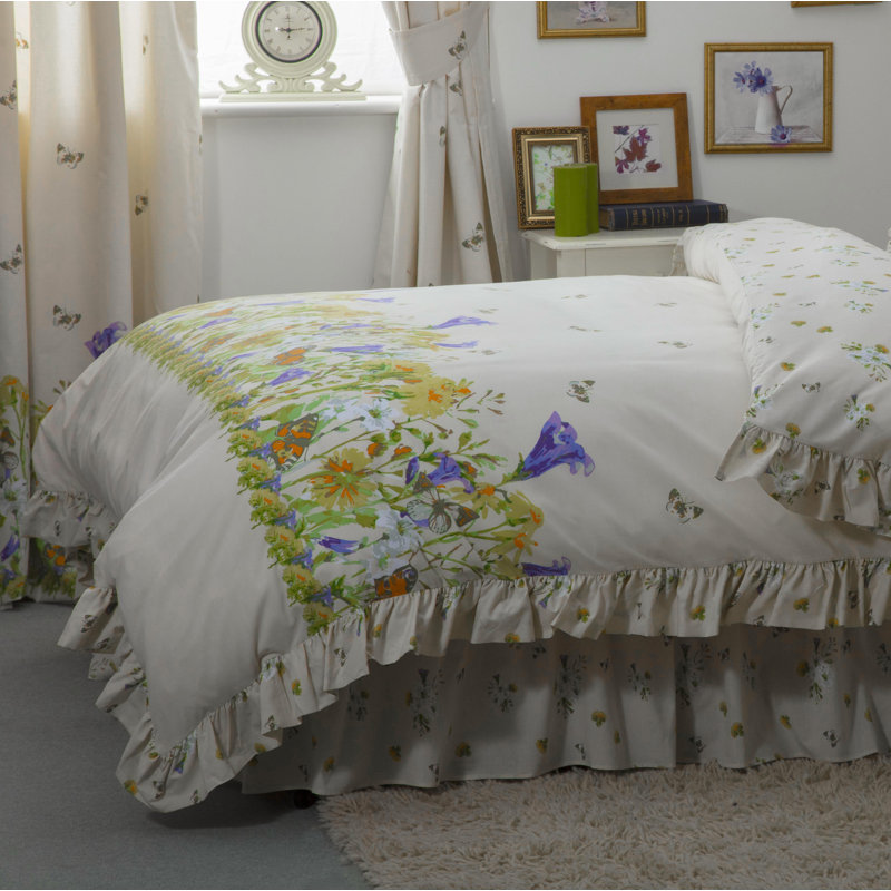 Bluebell Meadow Floral Duvet Cover, Single Duvet Cover