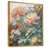 Toile avec cadre flottant or