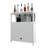 White Large Capacity Bamboo Storage Cabinet Furniture For Bathroom Living Room Bathroom Bamboo Storage Cabinet With Shelves-19731659