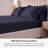 Delara GOTS-Certified Organic Cotton Sateen Fitted Sheet, 400 Thread Count, Soft Long-Staple Cotton, 16" Deep Pocket-1852086994-1852086999