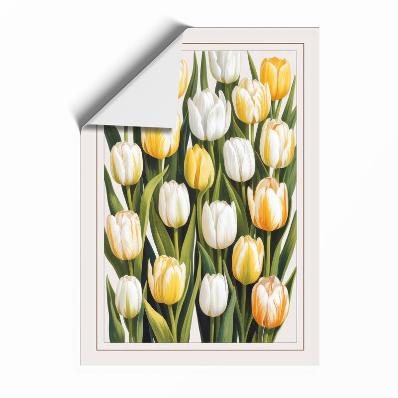 Tulip Varieties Botanical - Print, Unframed, A2 - 59.4 x 42.0 cm
