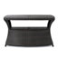 Table d'appoint d'extérieur Chaise Lounge, en fer, assez de tablettes, 22 po x 34 po 19,5 po, café et fer, porte-parapluie, finition