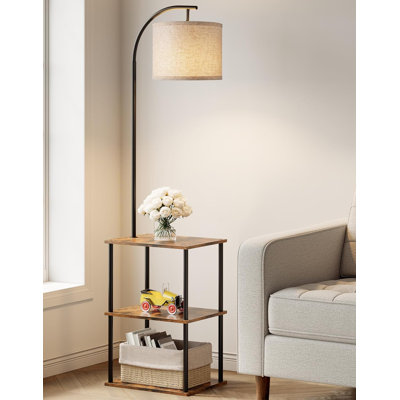 Floor Lamp With Table, Night Stand With Lamp