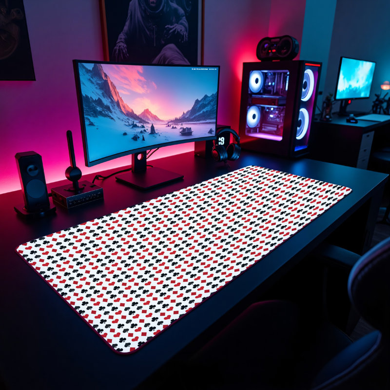 Polyester Desk Pad, 31.5x15.5