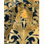 Tapis bleu Haynie en laine noué à la main 8 pi 10 po x 12 pi 2 po