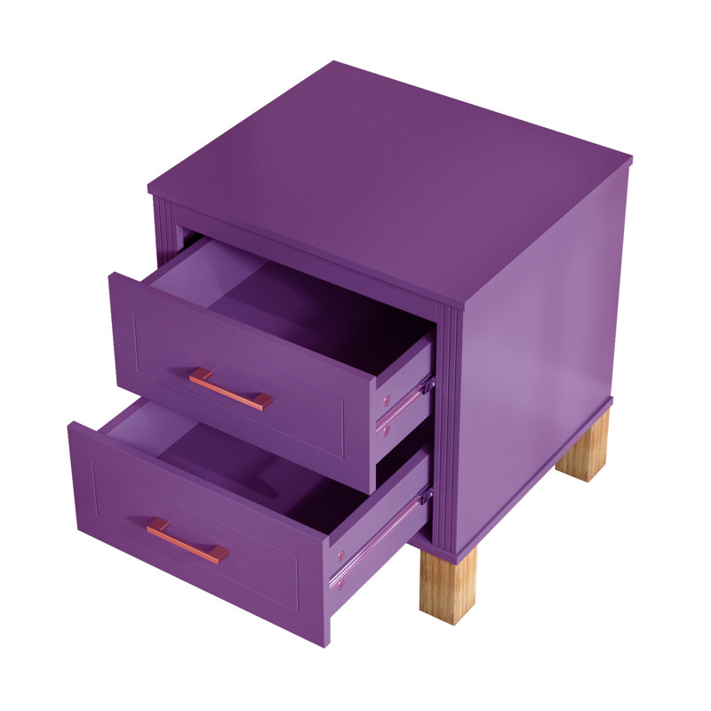 Table de bout avec rangement, Purple