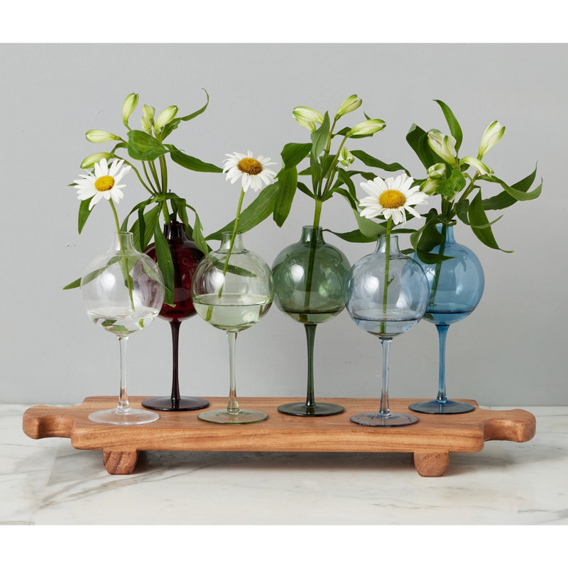 Normandy Wood Riser Footed Tray, Large