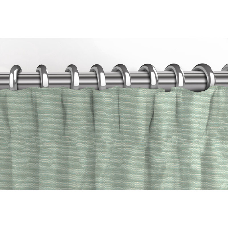 Calii Room Darkening Curtain Pair, Width 116 x Drop 228cm, Duck Egg Blue