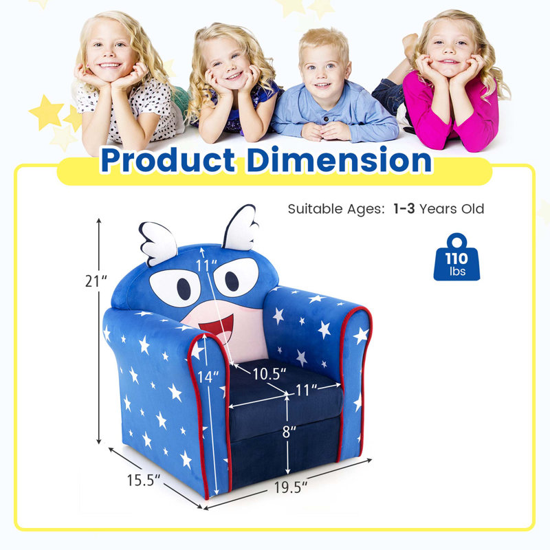 Fauteuil club Alarich, pour enfants