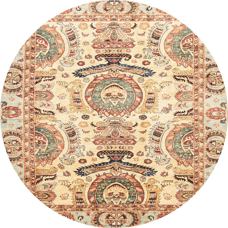 Tapis abstrait moderne 3108, Rond 7 pi
