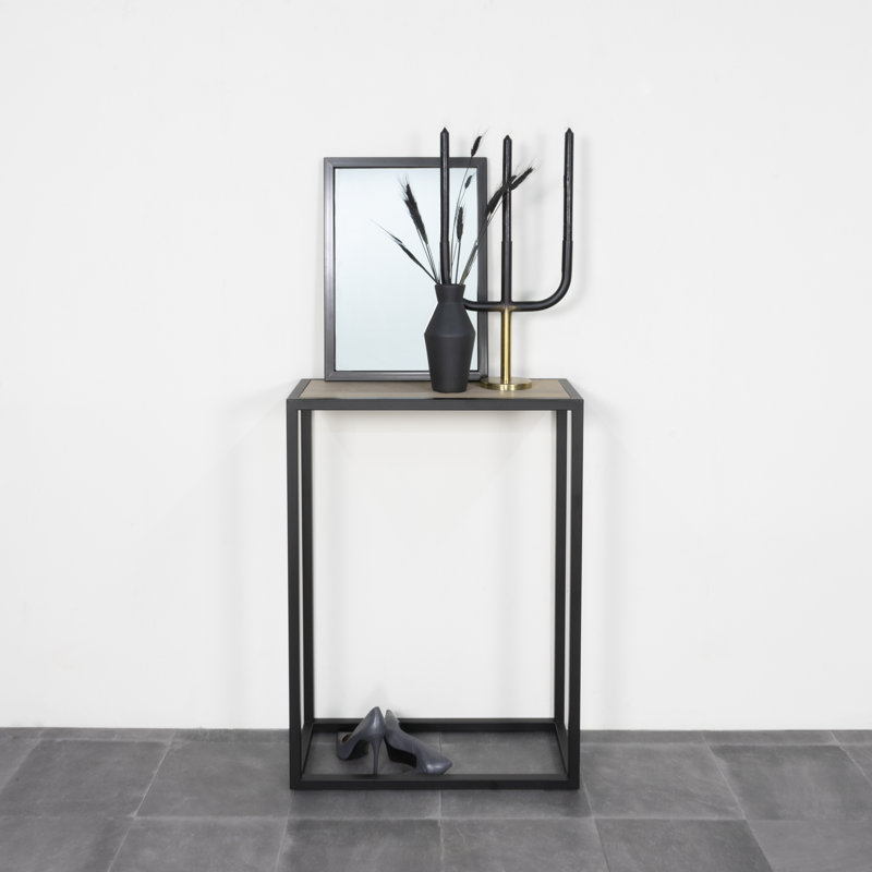 66cm Solid Wood Top Console Table