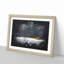 Eibsee Lake In Germany Paint Splash - Picture Frame Graphic Art-56915632-56915638