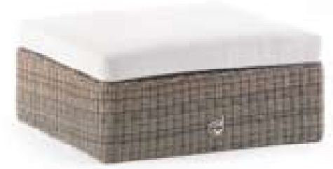 Delmar Outdoor Square Coffee Table