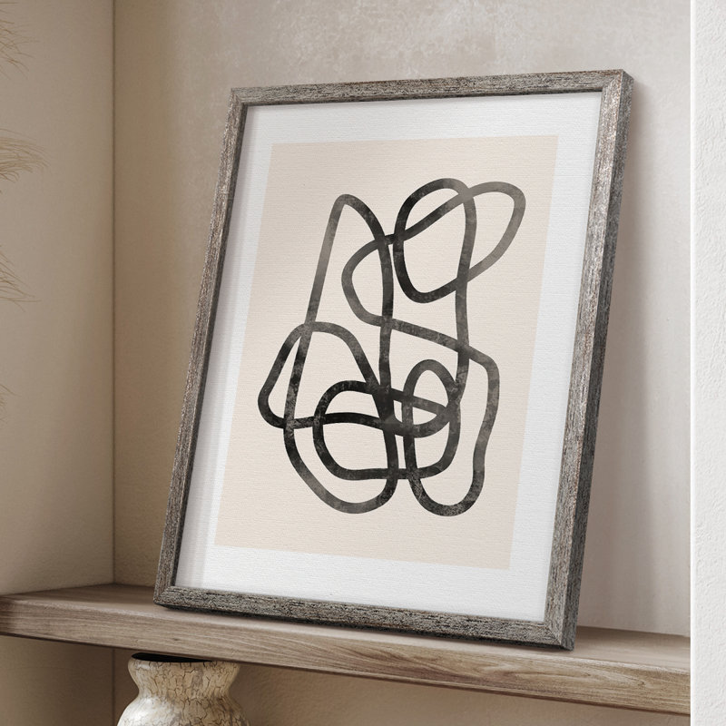 Matisse CCXXV Framed Print - Solid Wood, 11" H x 9" W, Vintage Silver
