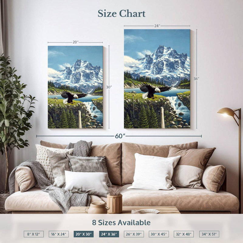 Alvord Eagle Mountain, 36" H x 24" W