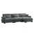 Velours gris velours est en rupture de stock