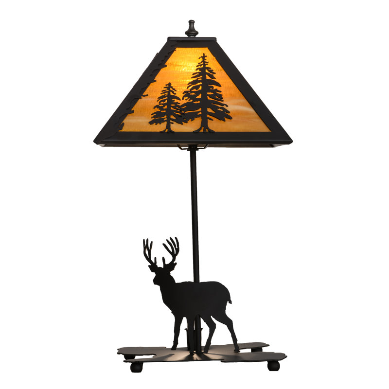 Rustic Lodge Table Lamp