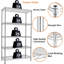 5 Tier Metal Wire Storage Organizer Rack, Shelving Unit
