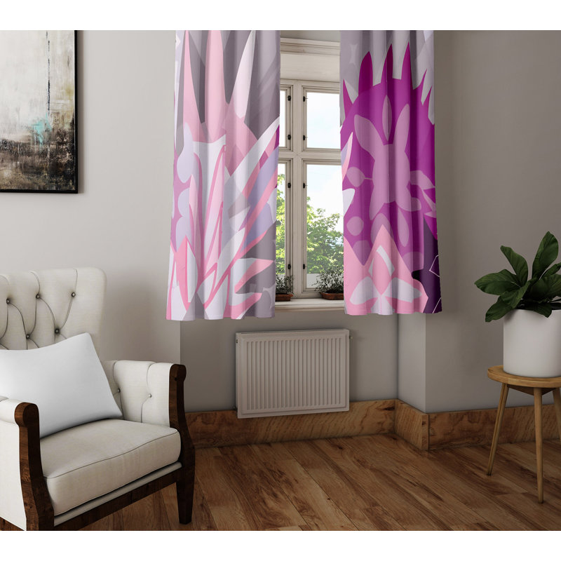 Rideau en polyester Tethys, L 20 po x L 82 po