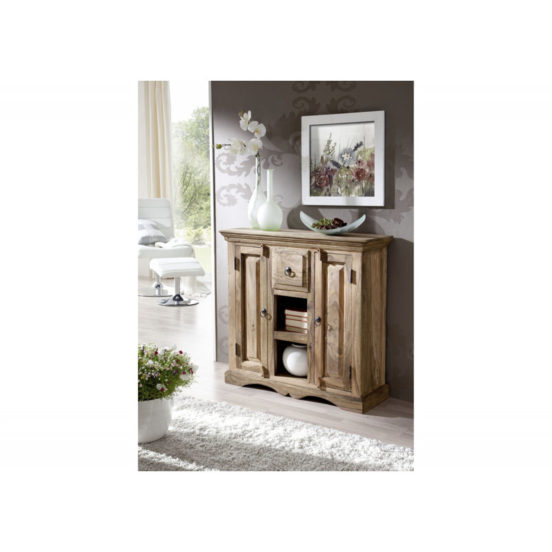 Leeds Solid Wood 87 cm W Chest of Drawers