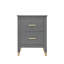 Dibble 45cm W Solid + Manufactured Wood Bedside Table-1357074782