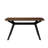 Wood Dining Table ,Walnut+Black