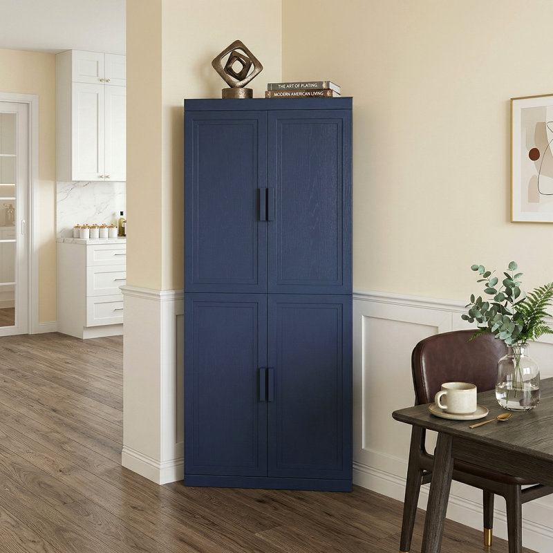 Armoire de rangement en coin, tablette de coin empilable pour le salon, la chambre à coucher, la cuisine, placage en bois massif