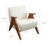 Kyajah 27.5" W Chenille Solid Wood Armchair-2054238655