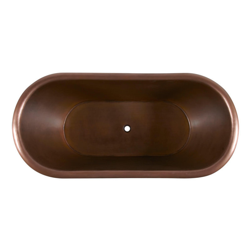 1829mm x 813mm Soaking Copper Bathtub