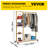 Zacharay 47.2'' Rolling Industrial Pipe Clothing Rack