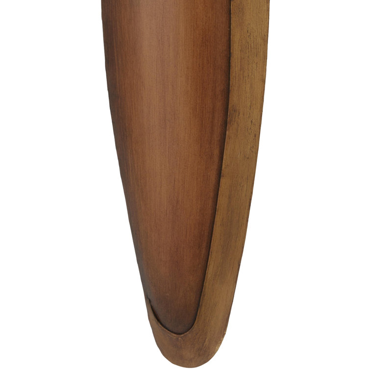 Dayina Metal Wood Inspired 2 Blade Airplane Propeller Brown Wall Decor with Aviation Detailing, Gold, 55"H