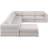 Howardine Upholstered U-Shaped Sectional with Ottoman Reversible-82751114