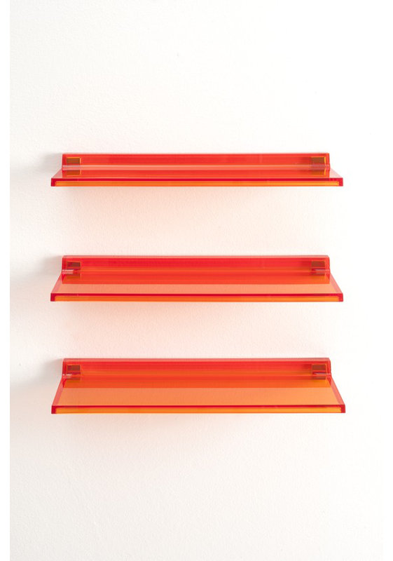 Kartell Floating Shelf, Smoky Gray