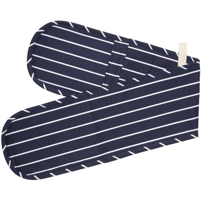 KitchenCraft Butchers Stripe Striped Oven Mitt