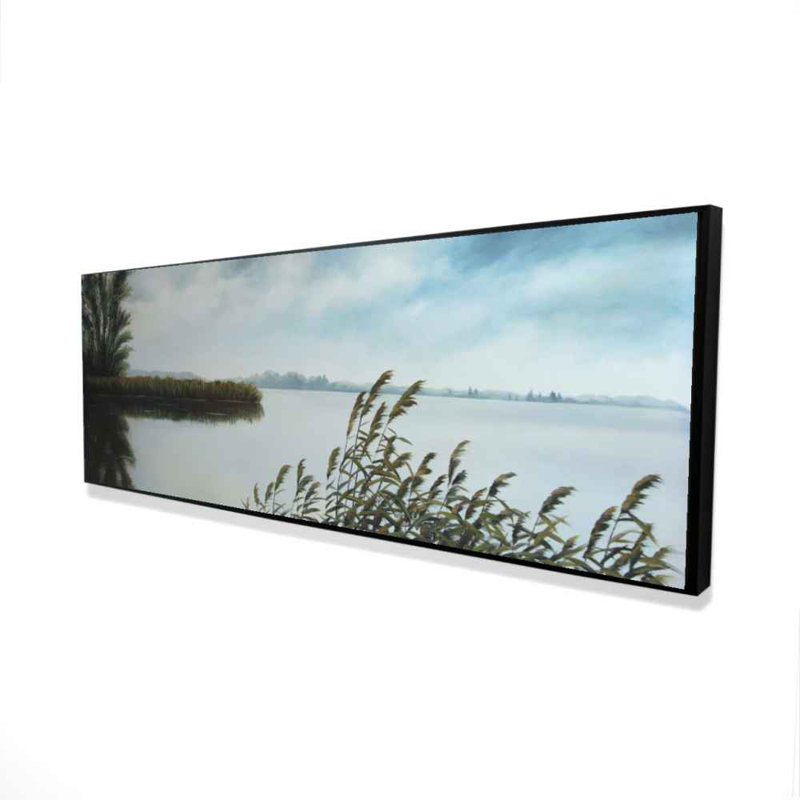 Art sur toile encadré, "Quiet Lake"