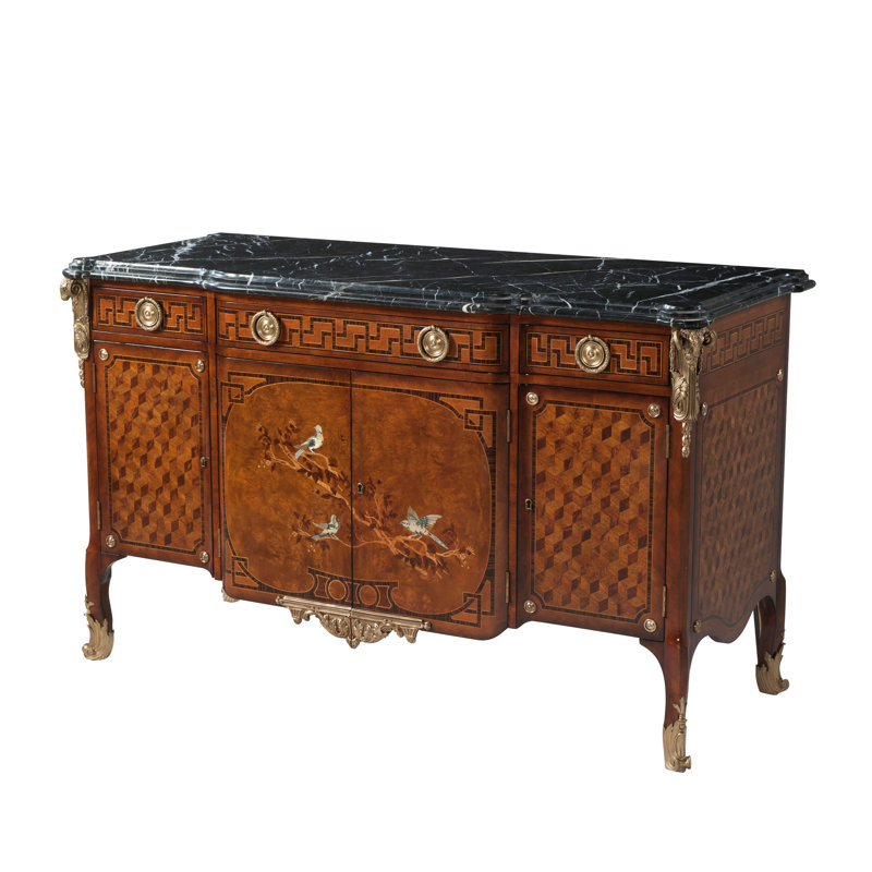 Essential 58.25'' W Solid Wood Sideboard