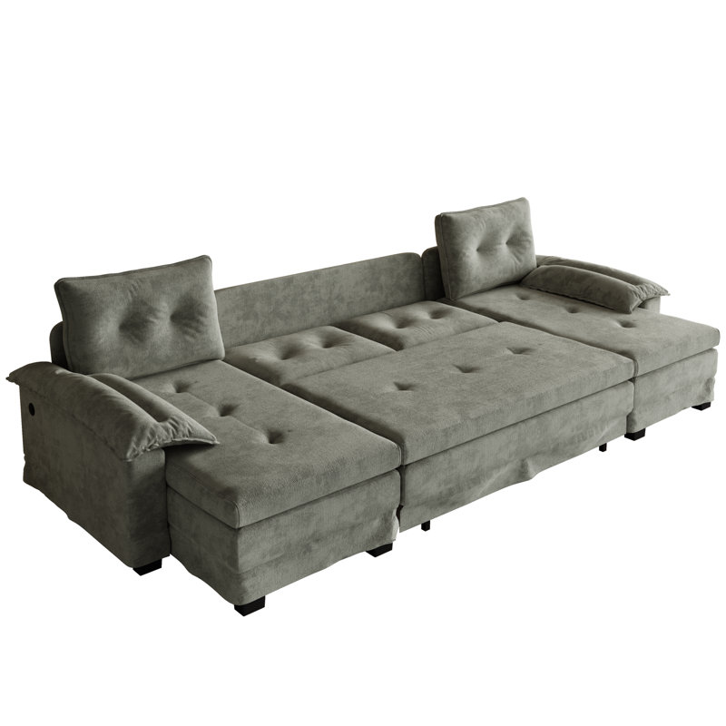 Canapé-lit modulaire en chenille pour la maison