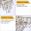 Lustre en cristal Traditional Gold Empire K9-370576701-370576703