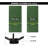 33" Oversized Folding Cot with Carry Bag for Indoor & Outdoor Use, Green