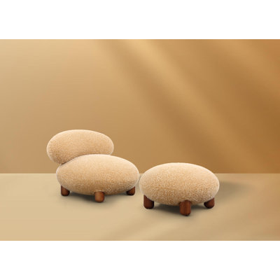 Fauteuil et repose-pieds NOOM
