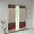 Brun / beige / rouge