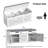 10 Pairs Shoe Storage Bench With lift top