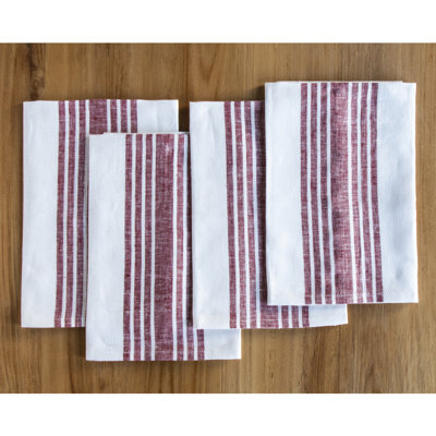 Farmhouse - 100% Pure Linen Dinner Napkins