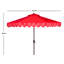 Outdoor Uv Resistant Elegant Valance Manual Tilt Umbrella-867781278-867781254