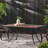 Patio/Outdoor Rectangular Cast Aluminum Dining Table