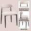 Chaise d'appoint confortable avec structure en métal robuste et revêtement en lin doux-812306885